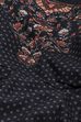 Black Cotton Paisley Printed Anarkali Kurta Set image number 3