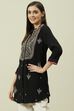 Mint Green Rayon Straight Solid Kurti image number 2