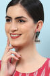 Green Brass Earrings image number 3