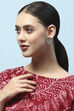 Multi-coloured Oxidised Navratan Studded Studs image number 1