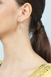 Gold Brass Earrings image number 1