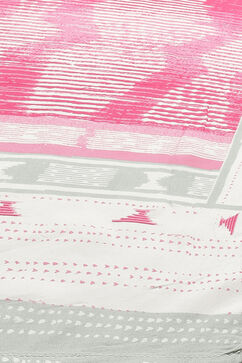 Pink Cotton A-Line Kurta Palazzo Suit Set image number 4