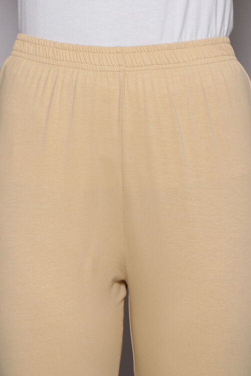 Black Cotton Blend Solid Churidar image number 5