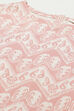 Dull Rose Rayon Straight Fusion Printed Kurta Set image number 1