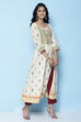 Navy Cotton Printed Kurta image number 2