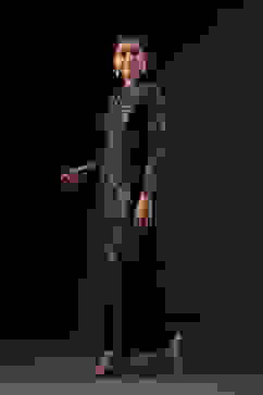 Rohit Bal Black Cotton Silk Straight Printed Kurta Set image number 3