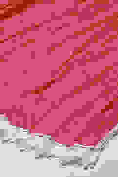 Red Cotton Short Top Lehenga Set image number 3