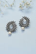 Silver Oxidised Studs image number 0