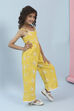 Yellow Cotton Jumpsuit image number 4