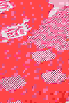 Red Cotton A Line Kurta image number 1