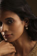 White Stone Earrings image number 3