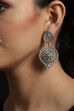 Oxidized And Nude Earrings image number 1