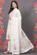 Rohit Bal Yellow Cotton Silk Straight Yarndyed Suit Set image number 5
