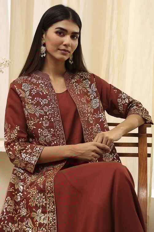 Cherry Polyester  Dress image number 1