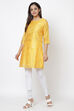 Blue Art Silk Short Yarndyed Kurti image number 5