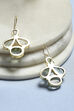 Aqua Brass Drop & Danglers image number 2