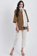 Brown Cotton Three Piece Set image number 2