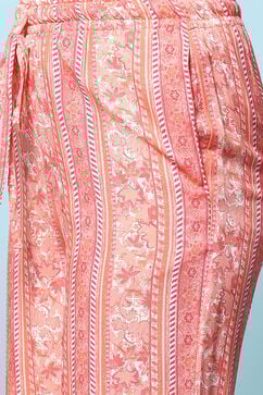 Coral Rayon Printed Sleepwear image number 2