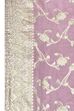 Lavender Jacquard Traditional Weaving Unstitched Suit Set image number 4