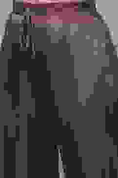 Purple Chanderi Blend Printed Embroidered Unstitched Suit Set image number 3