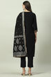 Maroon Poly Viscose Straight Kurta Slim Pants Suit Set image number 4