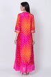 Pink Art Silk Straight Suit Set image number 4