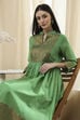 Fuschia Polyester Blend  Kurta image number 1
