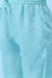 Turquoise Art Silk Straight Printed Kurta image number 2