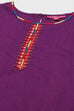 Blue Cotton Straight Solid Kurta Set image number 1
