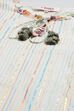 Off White Metallic Cotton A-Line Kurta Palazzo Suit Set image number 1