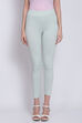 Yellow Viscose & Lycra Leggings image number 0