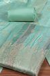 Pink Cotton Printed Embroidered Unstitched Suit Set image number 1