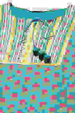 Teal Cotton Straight Kurta Palazzo Suit Set image number 1