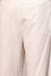 White And Blue Cotton Kaftan Set image number 3