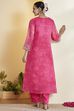 Pink Polyester Straight Suit Set image number 6