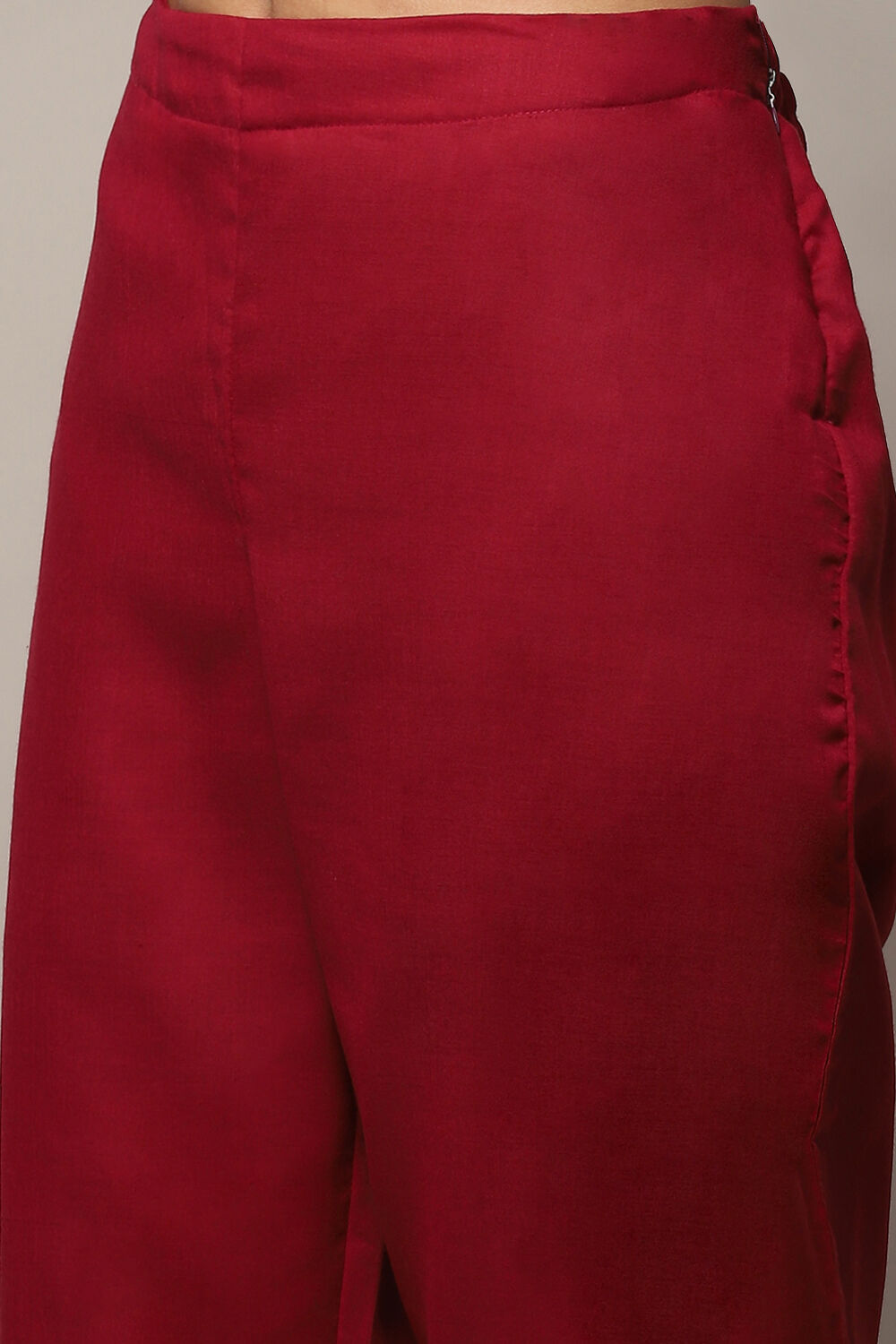 Blue Cotton Unstitched Suit Set image number 3