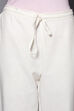 Off White Cotton Flax Regular Pants image number 1