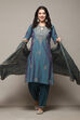 Peacock Green Rayon Straight Kurta Salwar Suit Set