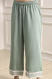 Nude-Toned Chanderi Straight Suit Set image number 3