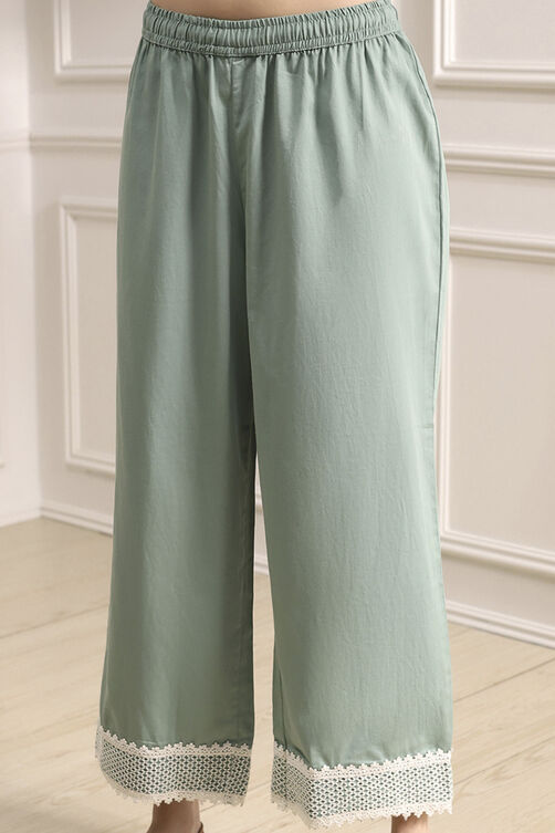 Nude-Toned Chanderi Straight Suit Set image number 3