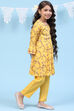 Pink Rayon Kalidar Printed Kurta Set image number 5