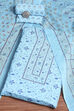 Pink Cotton Screen Print Unstitched Suit Set image number 0