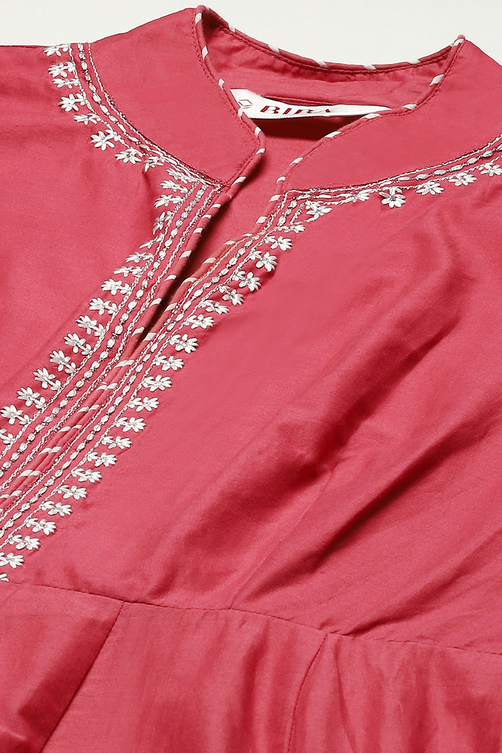 Black Cotton Anarkali Printed Kurta Churidar Suit Set image number 1