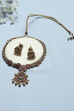 Red Green Alloy Necklace Set image number 2