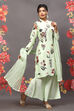 Rohit Bal Off White Cotton Blend Straight Kurta Suit Set image number 6