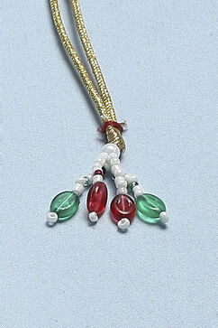 Red Green Alloy Necklace Set image number 5