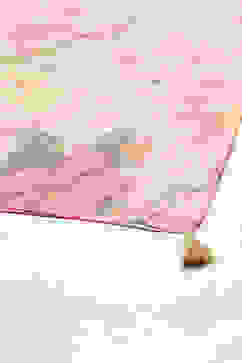 Yellow And Pink Poly Viscose Asymmetric Kurta Pant Suit Set image number 2