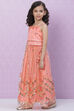 Yellow Art Silk Lehenga image number 2