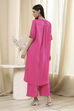 Blush Pink Straight Kurta Set image number 4