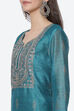 Neutral Chanderi Easy Stitch Suit Set image number 1